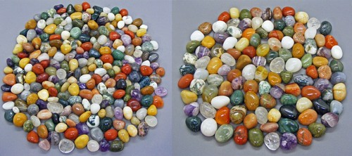 Bunte natur edelsteine - 1,