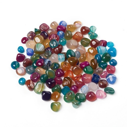 Achat trommelsteine bunt - 50,
