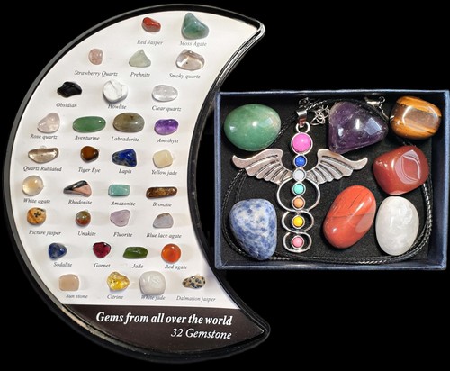 Heilsteine set chakra - set,