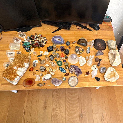 Mineraliensammlung edelsteine - mineraliensammlung,