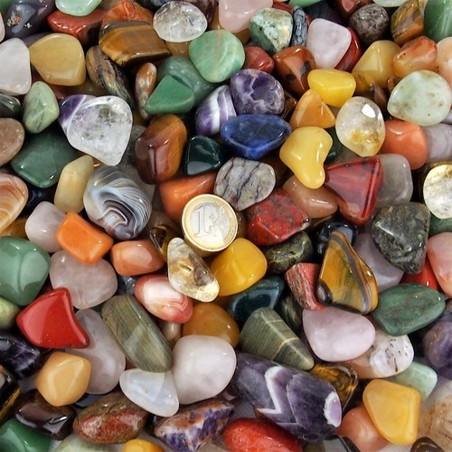 500 bunter trommelstein mix - g,