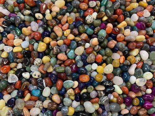 EDELSTEINE-TROMMELSTEINE-BUNTE