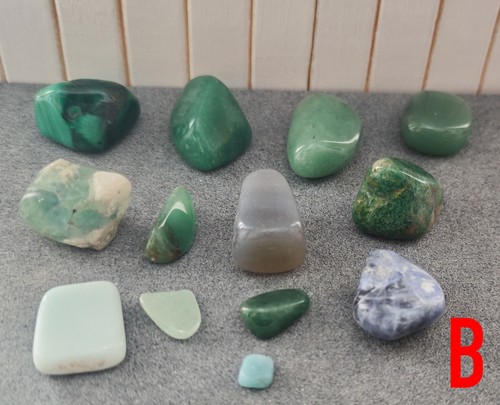 Sammlung grüne steine - sammlung,