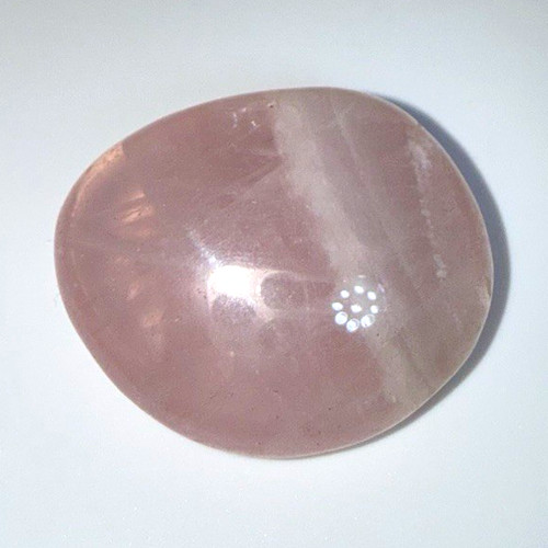 Rosenquarz trommelstein mit - trommelstein,
