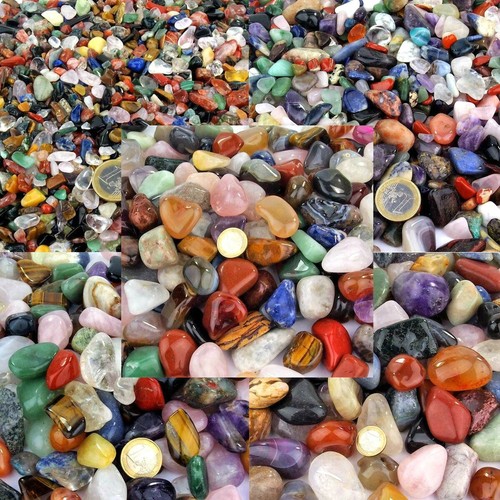 Bunte trommelsteine mix aus - bunte,
