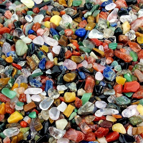 Bunter trommelstein mix - 25, trommelstein-mix